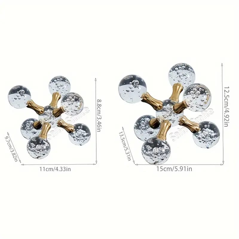 CRYSTAL MOLECULAR ORNAMENT